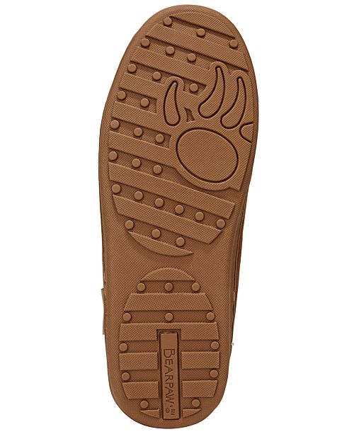 mens bearpaw moccasin slippers