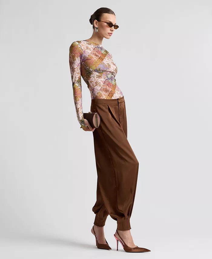 Women's Pleated Balloon Pants - thumbnail 3