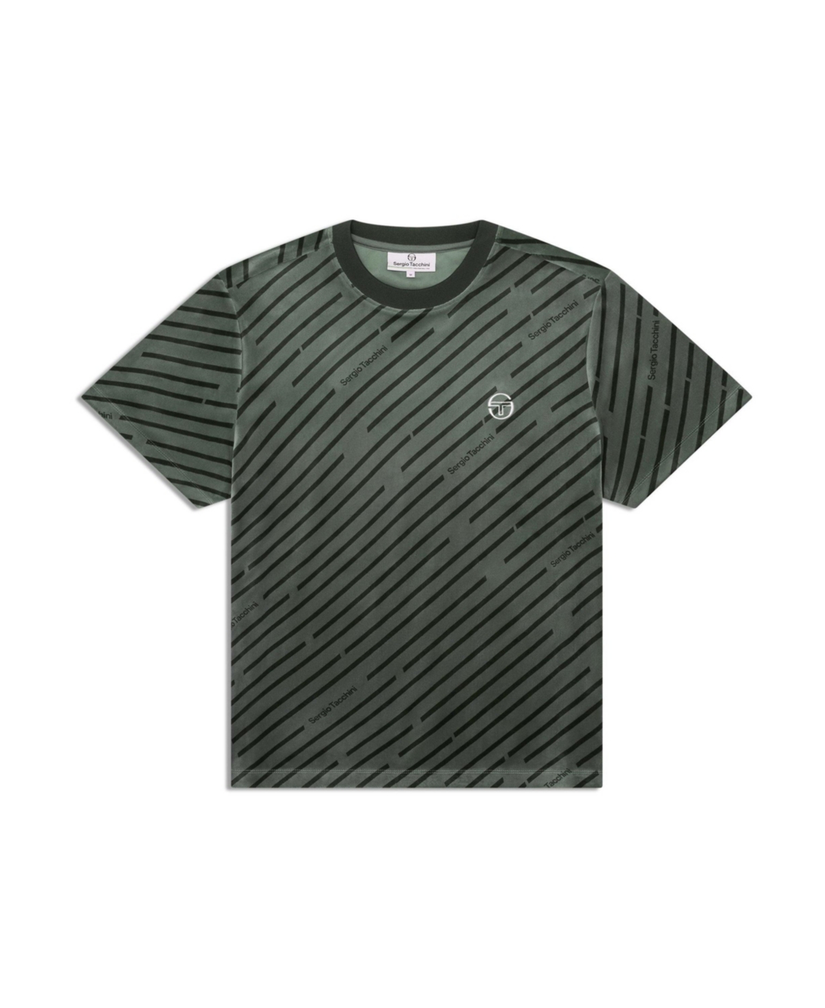 Sergio Tacchini Men's Obliquo Velour T-shirt