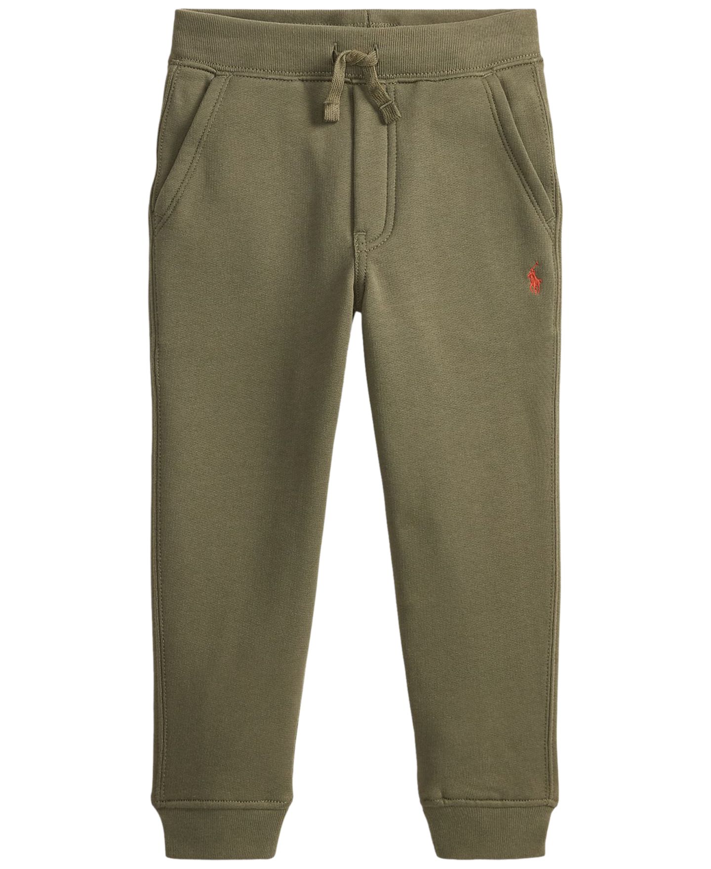 Брюки Polo Ralph Lauren Fleece Jogger Pant для мальчиков, цвет: Оливковый — фото 1