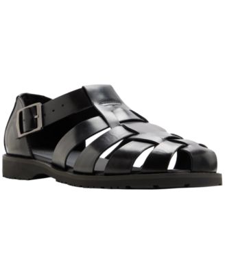 GH Bass Men's Classic Leather Fisherman Buckle Sandals