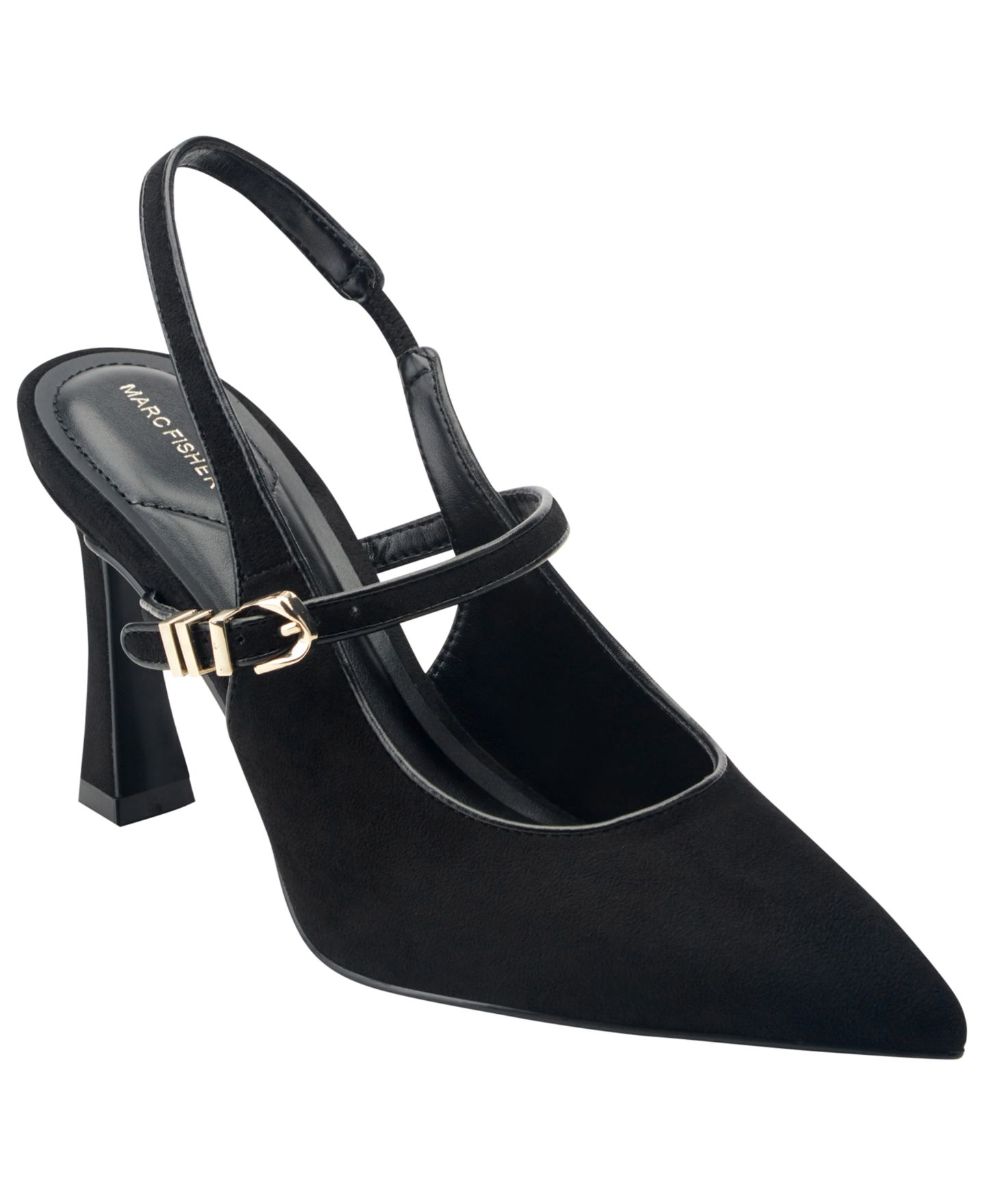 Женские туфли Marc Fisher Cavaler Mary Jane Slingback Pumps, цвет: Чёрный — фото 1