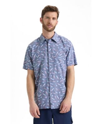 Men's Tempting Tackle Woven Short Sleeve Shirt