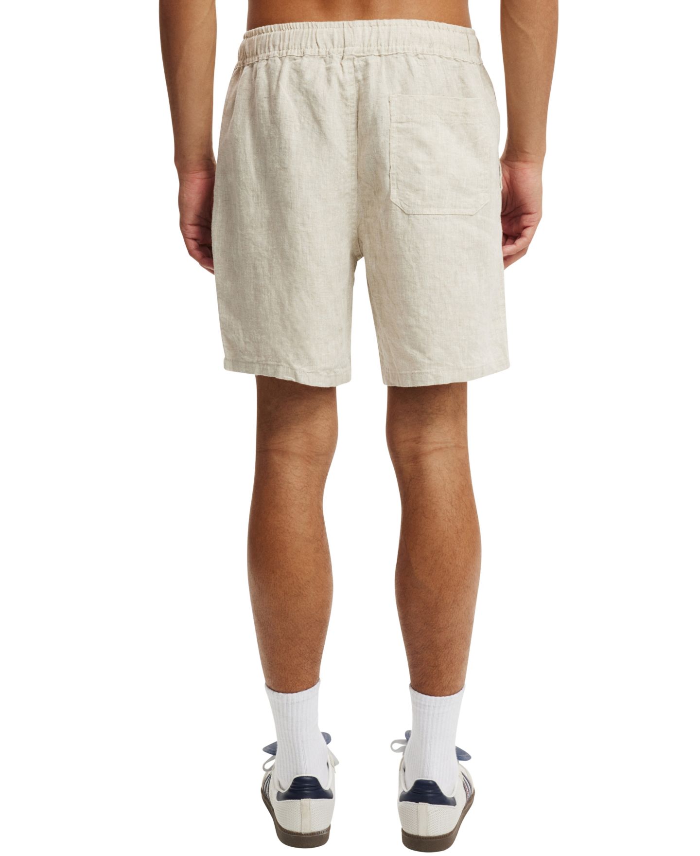 Мужские шорты COTTON ON Linen Easy, цвет: Бежевый — фото 6