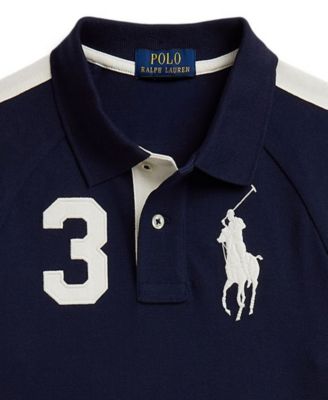 Polo Ralph Lauren Boys' 8-20 Big Pony Cotton Mesh Polo Shirt - Macy's