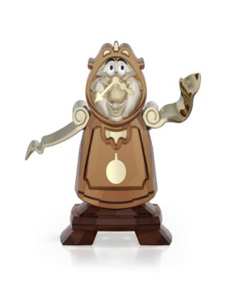 Disney Beauty and The Beast Cogsworth Crystal Figurine