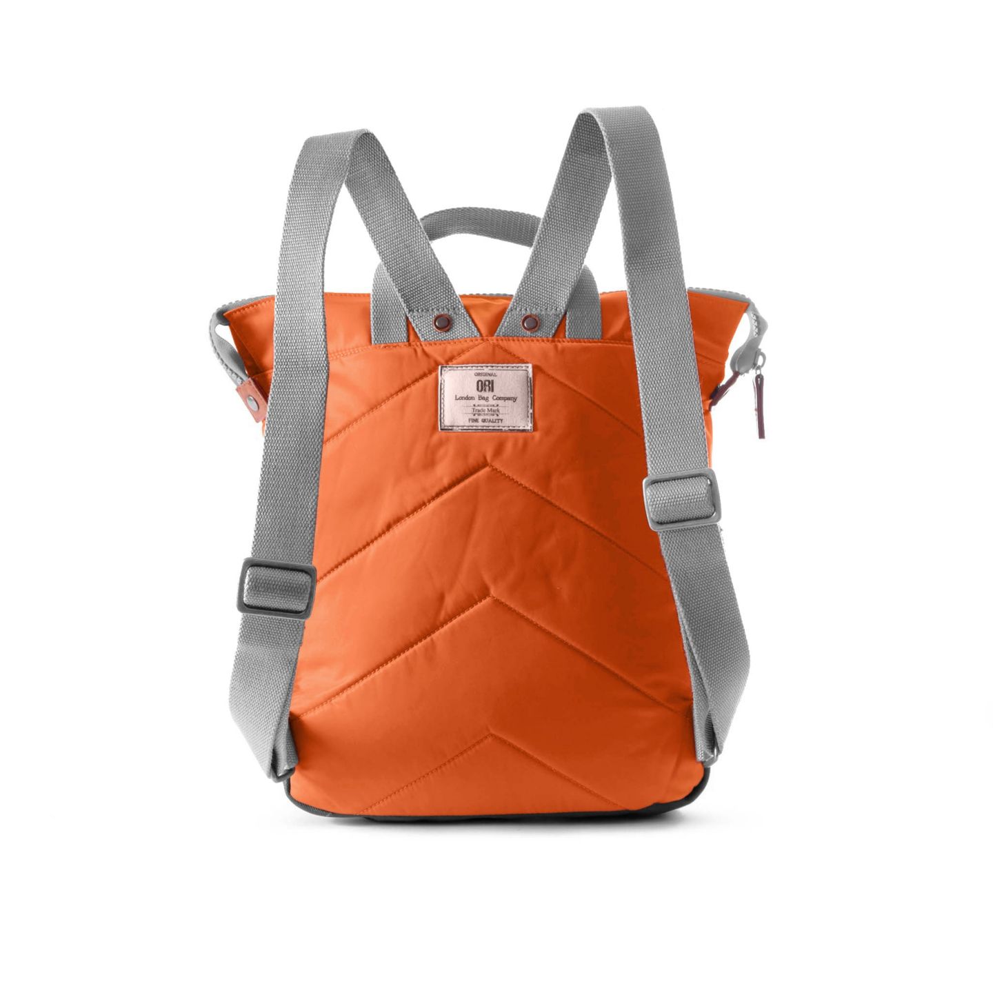 Рюкзак ORI London Canfield Roll Top in Recycled Nylon, цвет: Оранжевый — фото 3