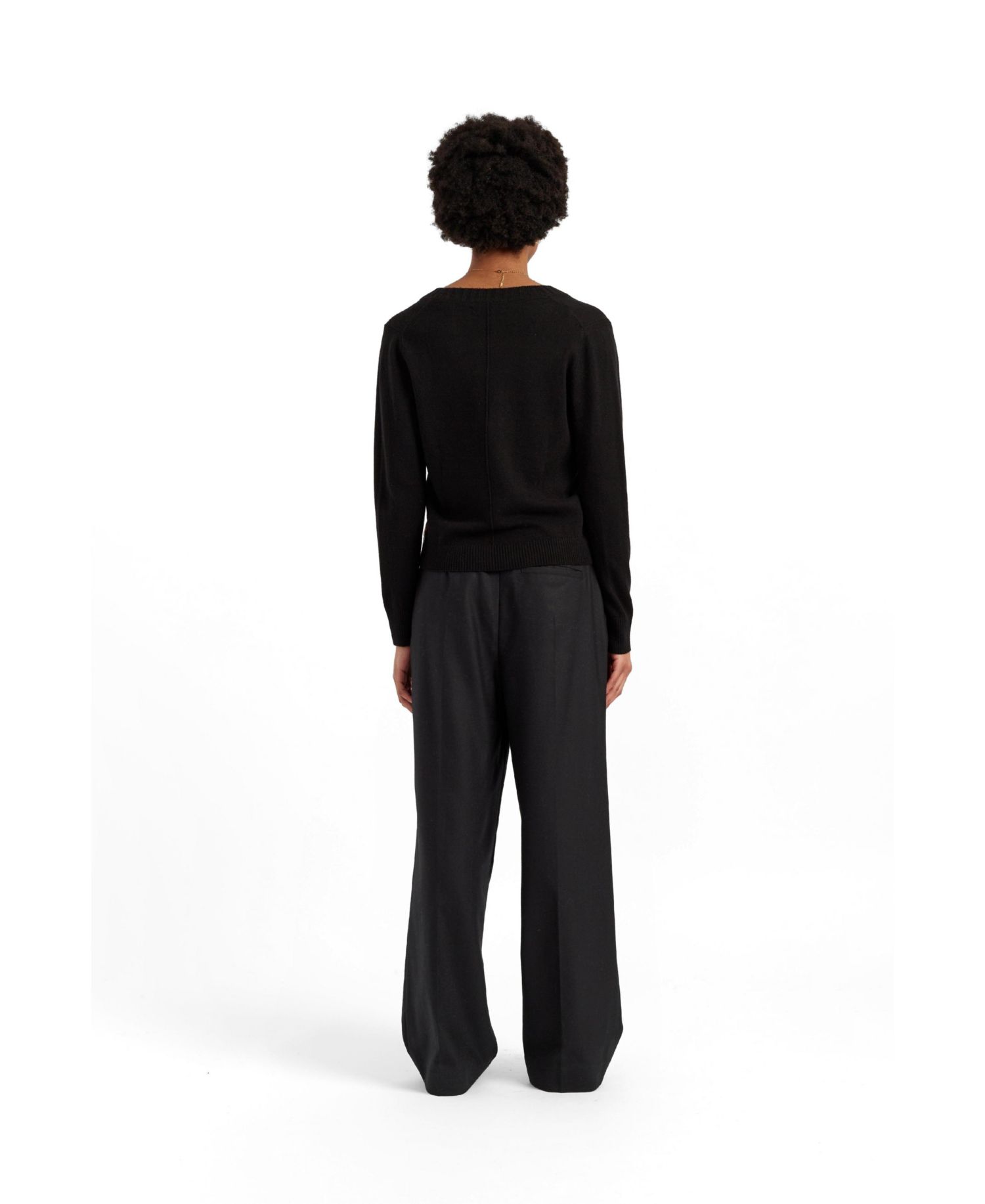 Chinti and Parker Women's Wool-Cashmere V-Neck Sweater
