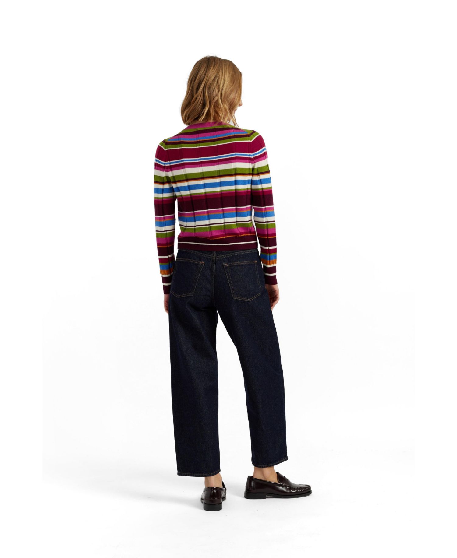 Women's Chinti and Parker Merino Stripe Sweater