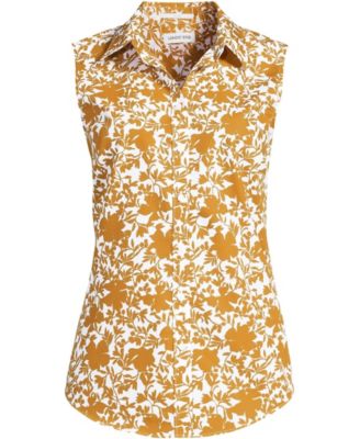 Plus Size No Iron Sleeveless Shirt