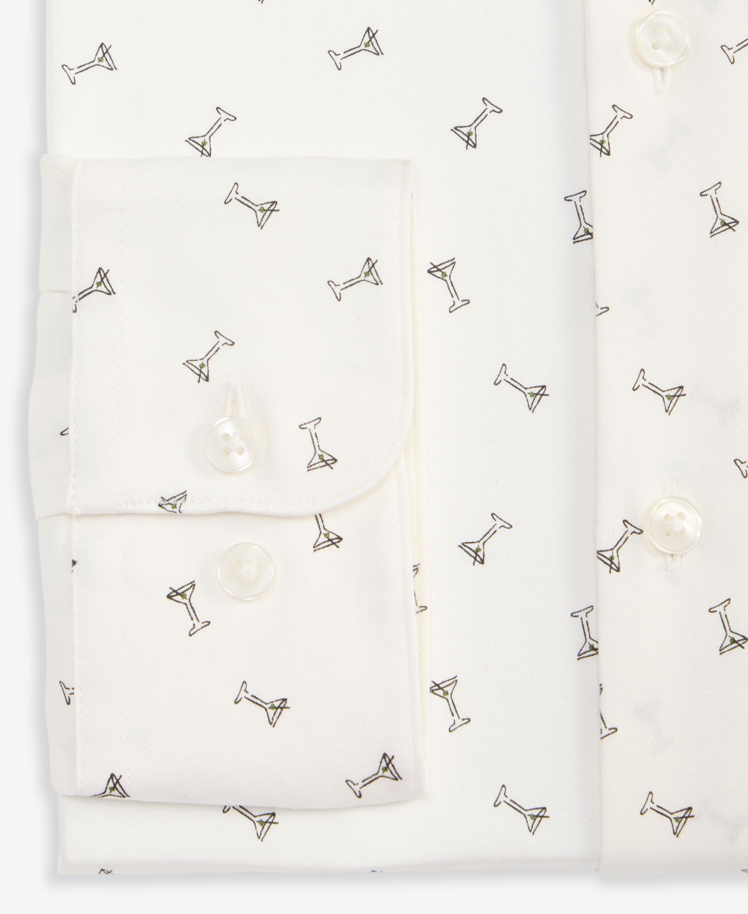 Men's Slim-Fit Martini Dress Shirt