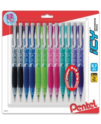 ICY (0.7mm) Mechanical Pencil, Assorted Barrels, 12-Pk