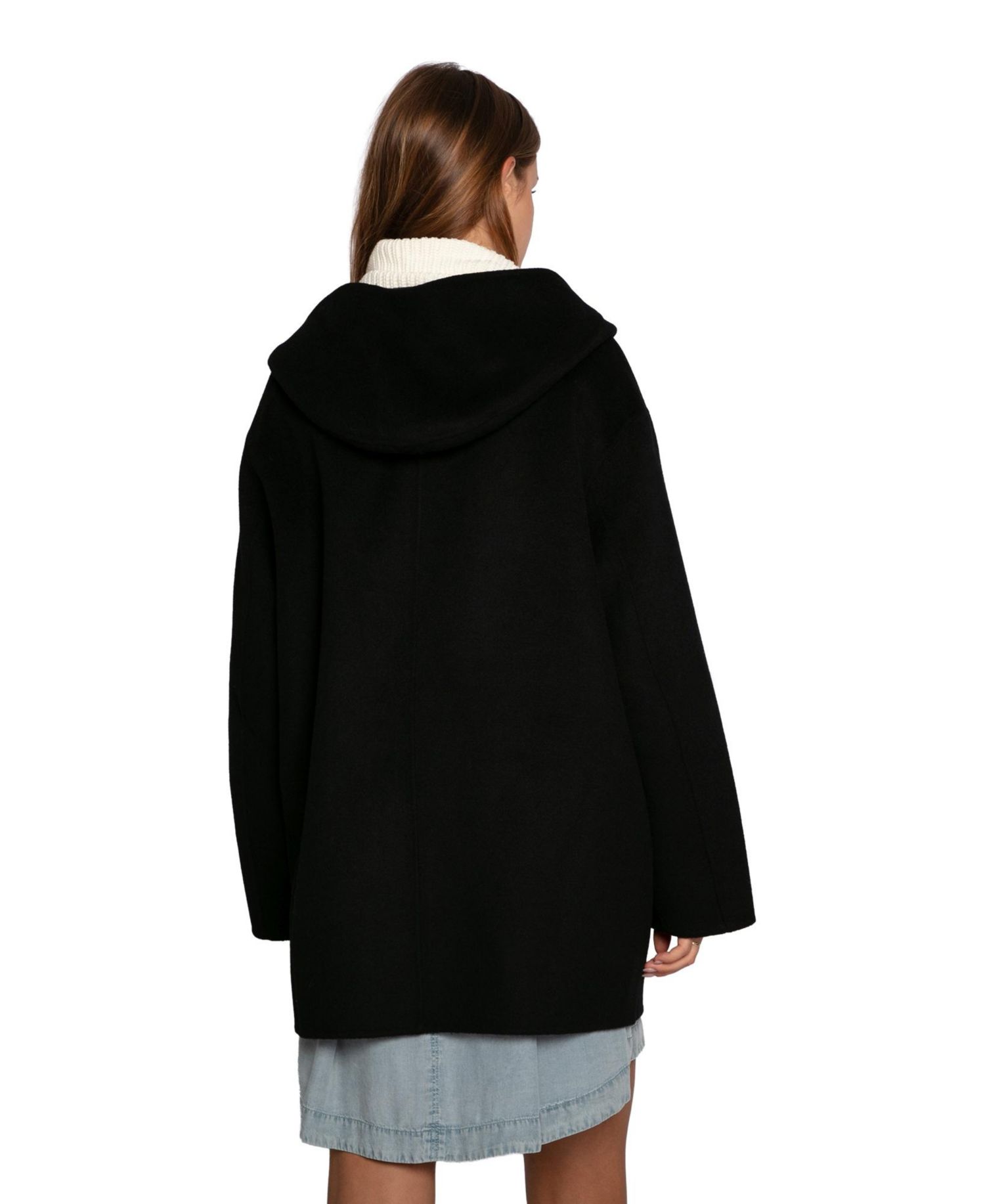 Women's Coastal Edit Hooded Wool Blend Coat