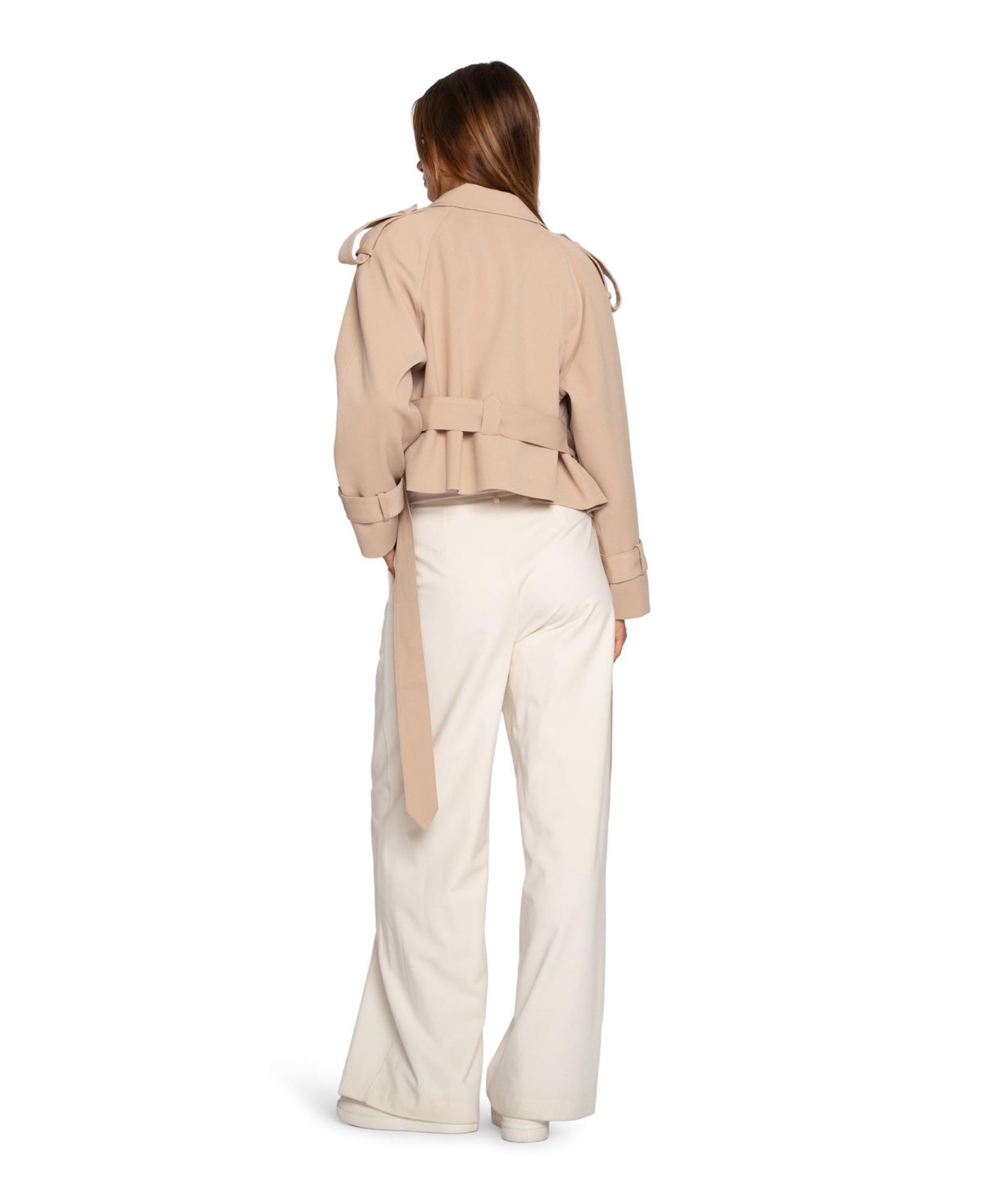 Women's Fast Car Cropped Trench