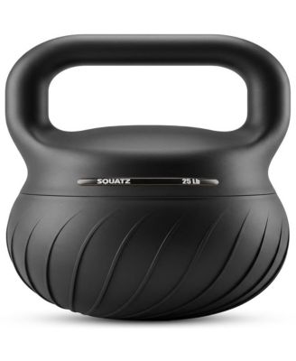 25 lb Soft Kettlebell for Home Gym, Shock-Absorbing Floor-Safe Weight with Wide Non-Slip Handle