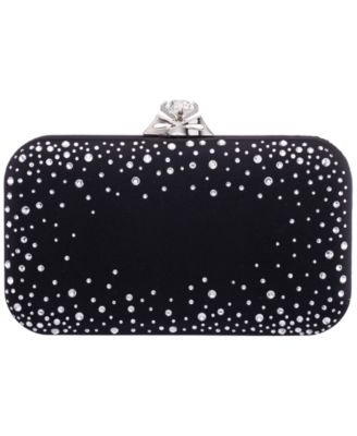 Lindsay Scatter Crystal Minaudiere Small Clutch Handbag