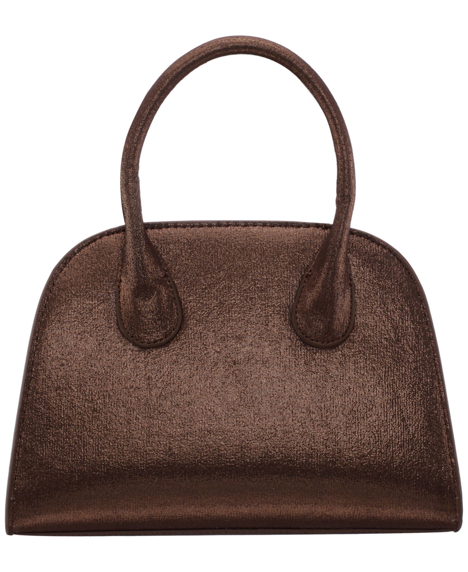Ainsley Metallic Small Bowling Shoulder Handbag