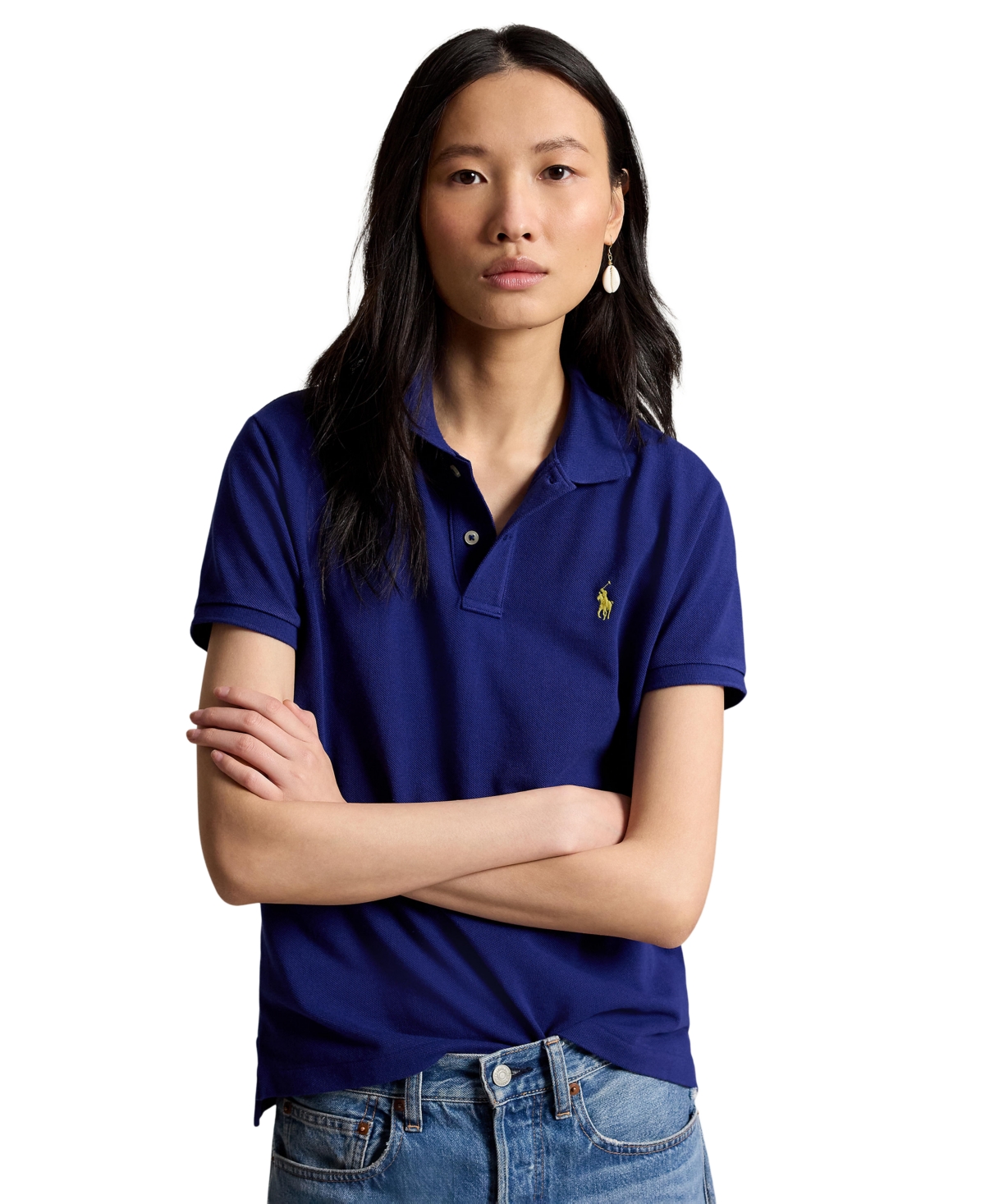 Polo Ralph Lauren Women's Classic-Fit Mesh Shirt