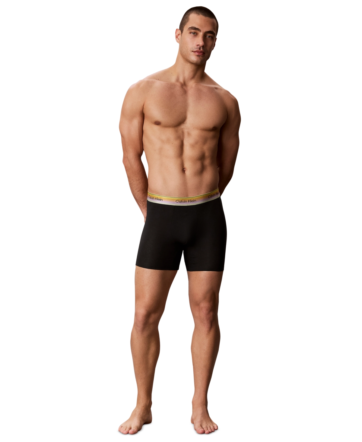 Calvin Klein Men's 1-Pack Pride Cotton Classics Boxer Brief Underwear