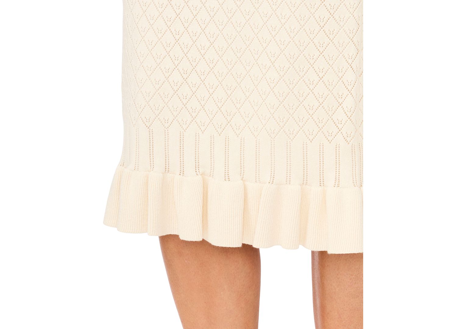 Women's Pointelle Pencil Skirt