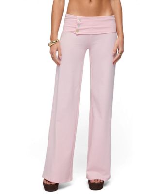 Women's Poppy Foldover Wide Leg Pants