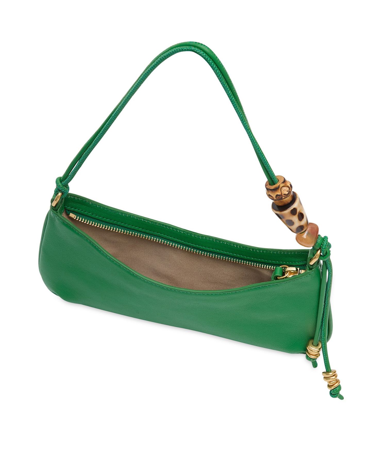 Женская сумка Rebecca Minkoff Reina Small Leather Shoulder, цвет: Зелёный — фото 3