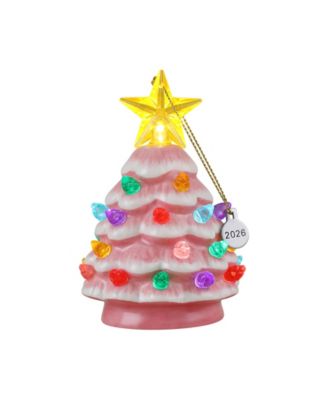 Mini Ceramic Tree Ornament with 2026 Charm