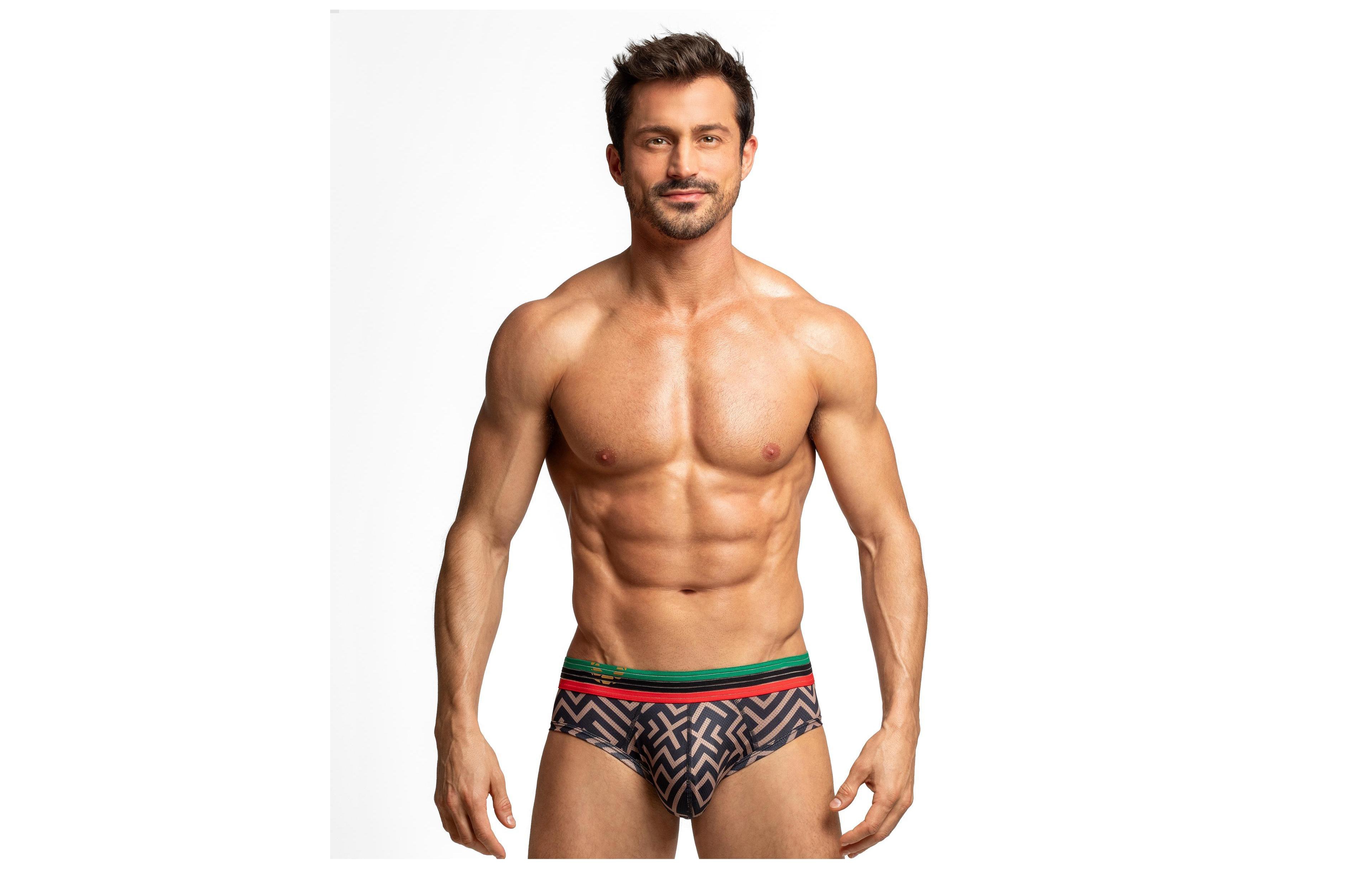 Rounderbum Men's Soccer Edition Padded Brief