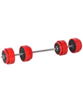 66 lb Adjustable Dumbbell and Barbell Set, 2-in-1 Strength Training