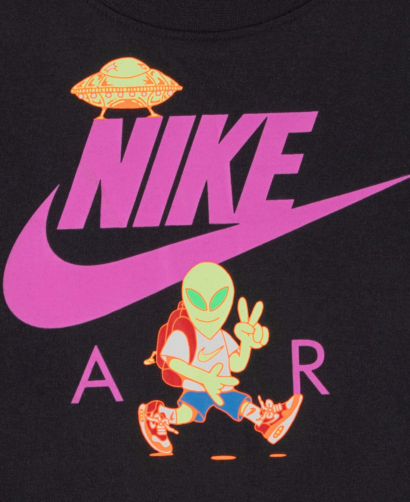 Детская футболка Nike Alien с коротким рукавом, 4-7, цвет: Чёрный — фото 3