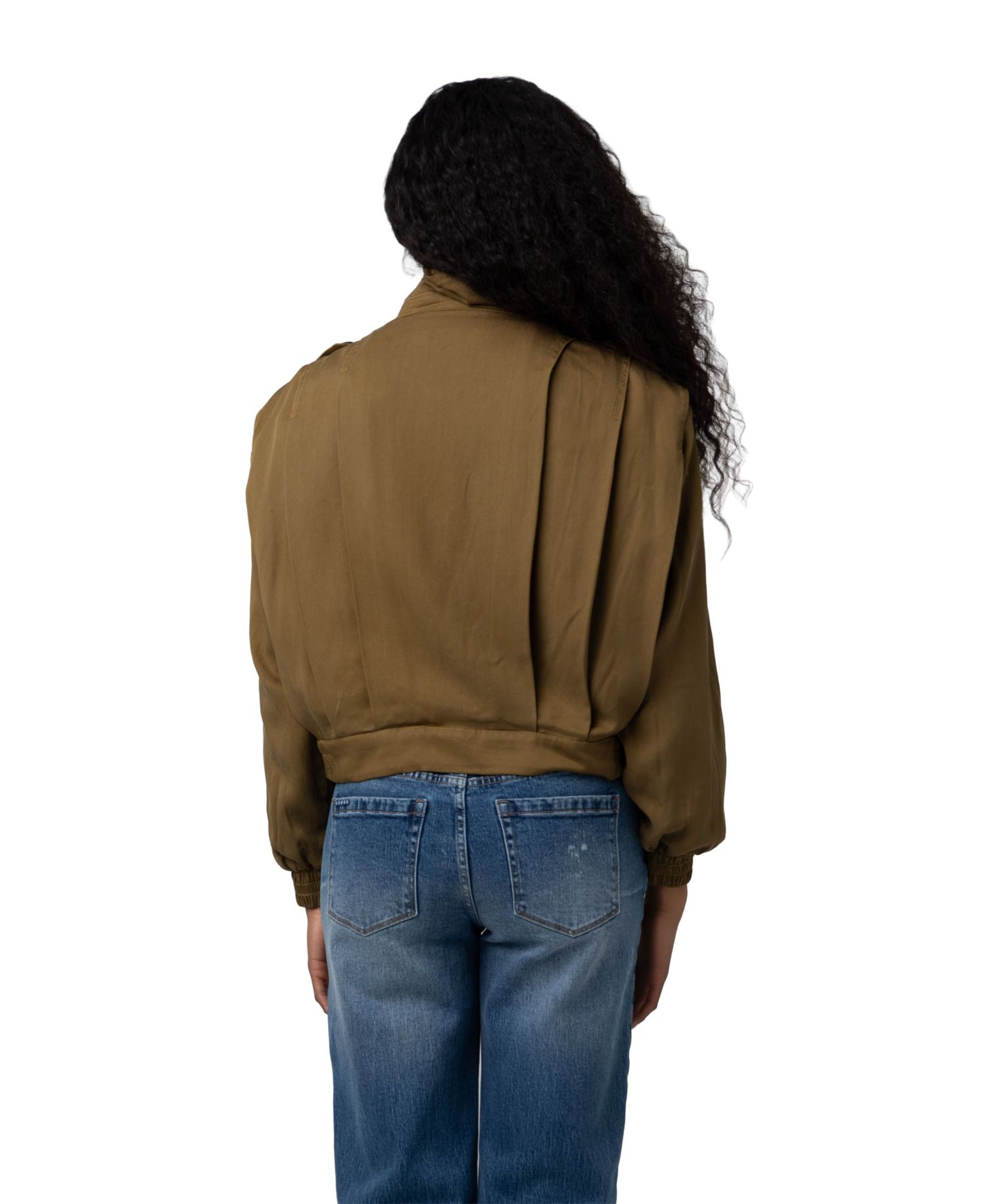 Women's Mock Collar Jacket