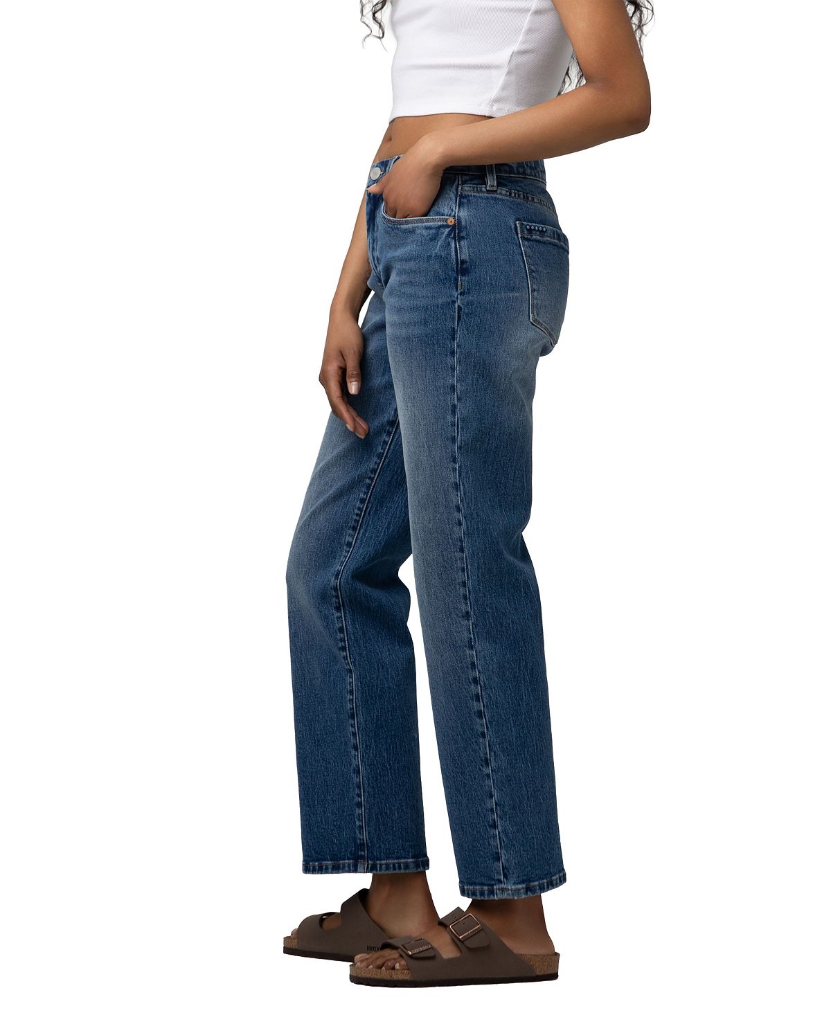 BLANK NYC Women's Mid-Rise-Jeans view 3 — MAYCSS fashion products