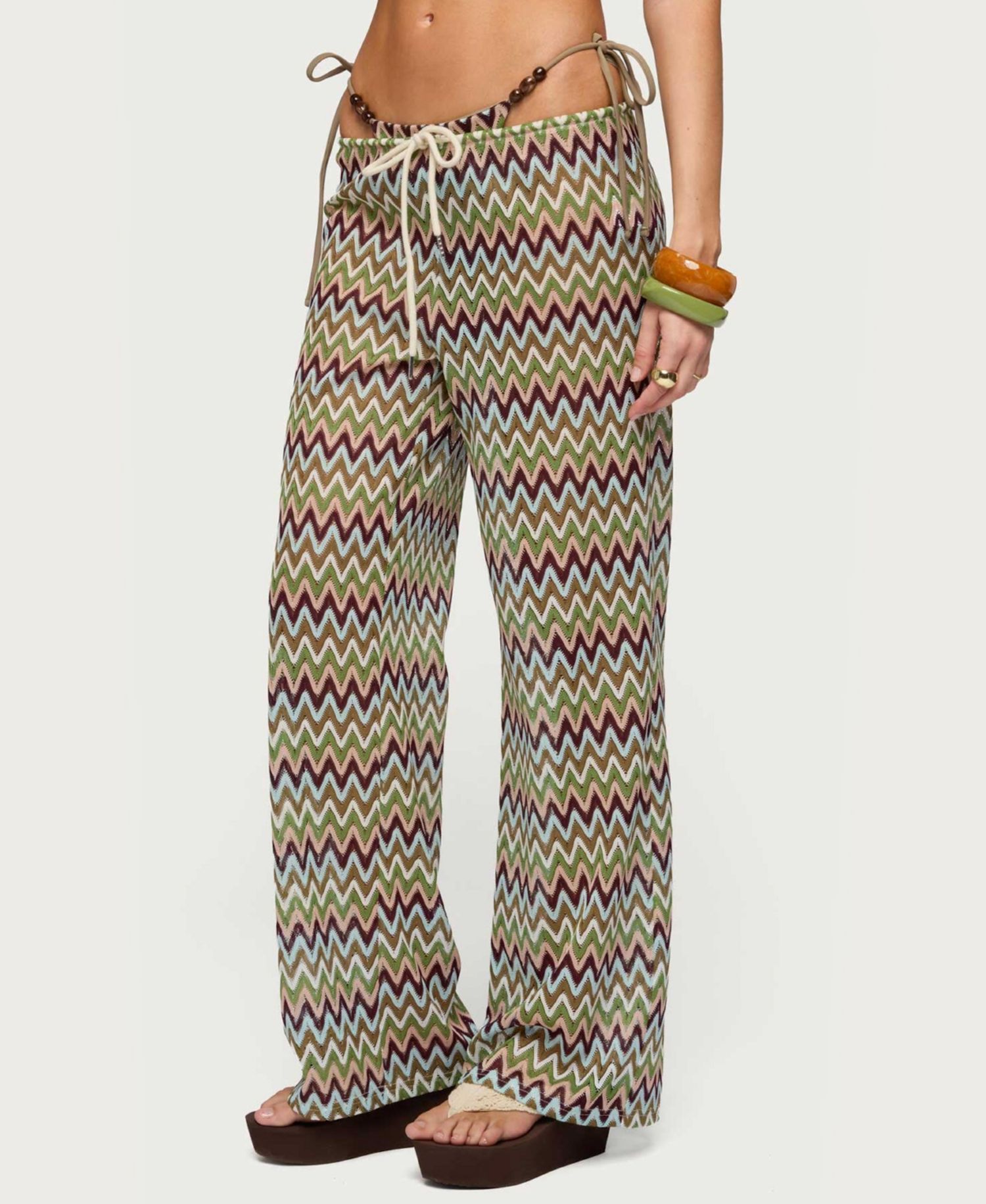 Women's Mindee Zigzag Crochet Pants