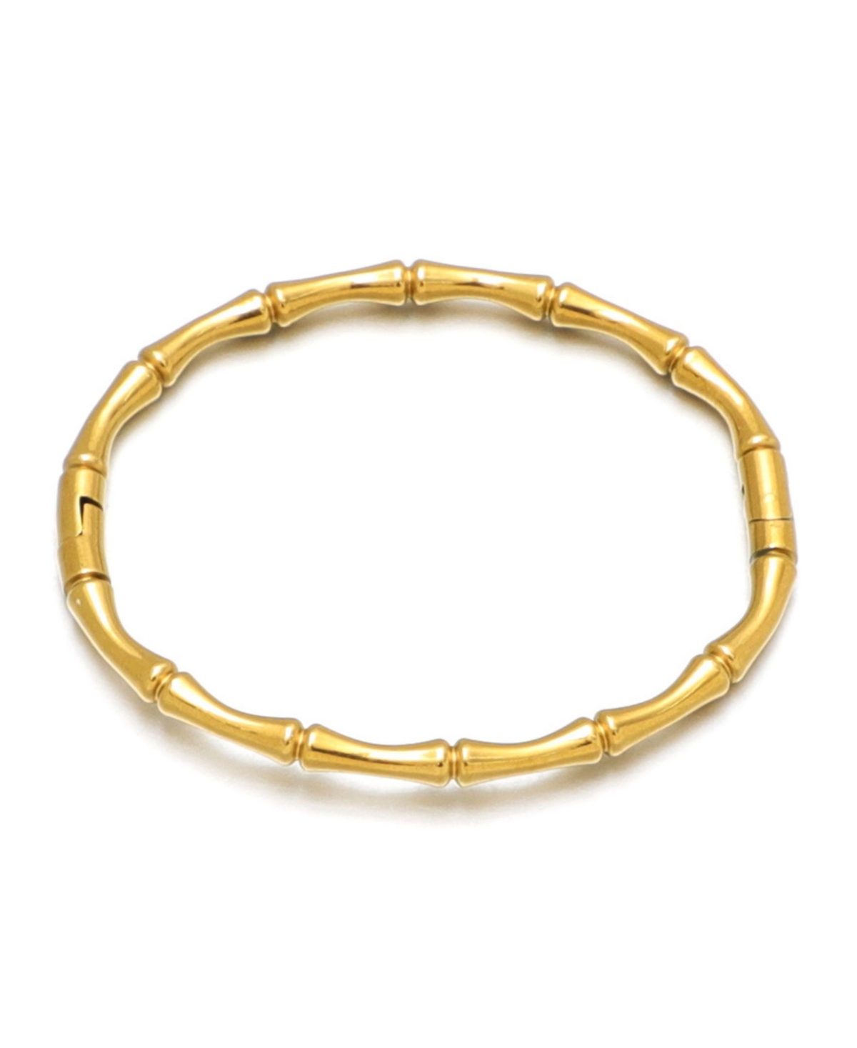 Adornia Tarnish Resistant Gold Invisble Clasp Cuff Bracelet