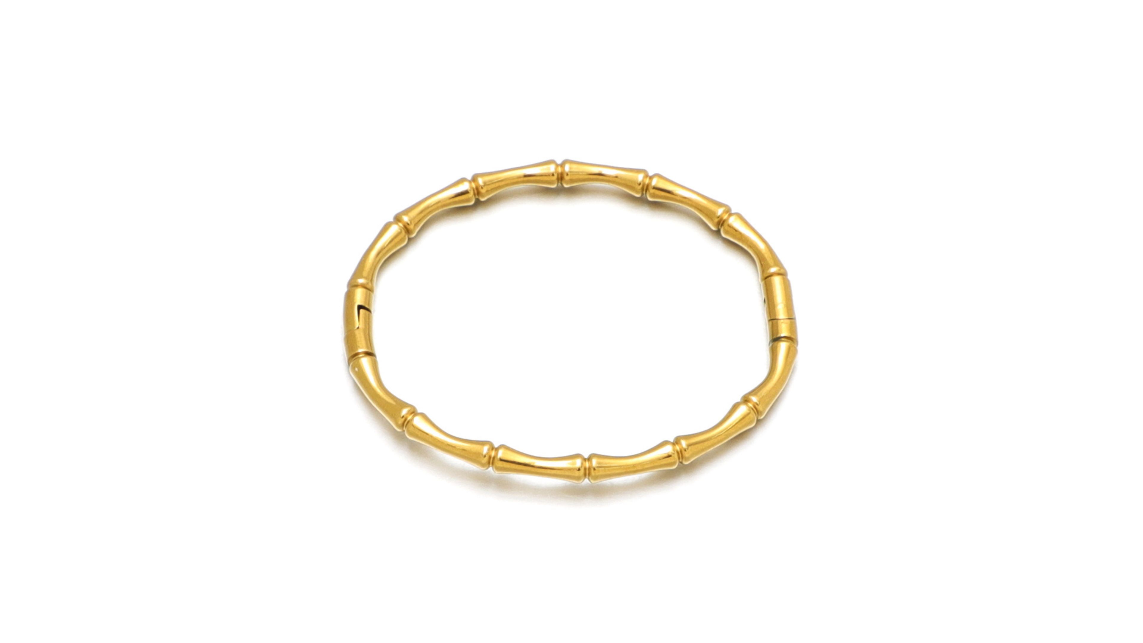 Adornia Tarnish Resistant Gold Invisble Clasp Cuff Bracelet