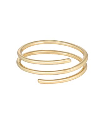 Gold Adjustable Coil Wrap Ring