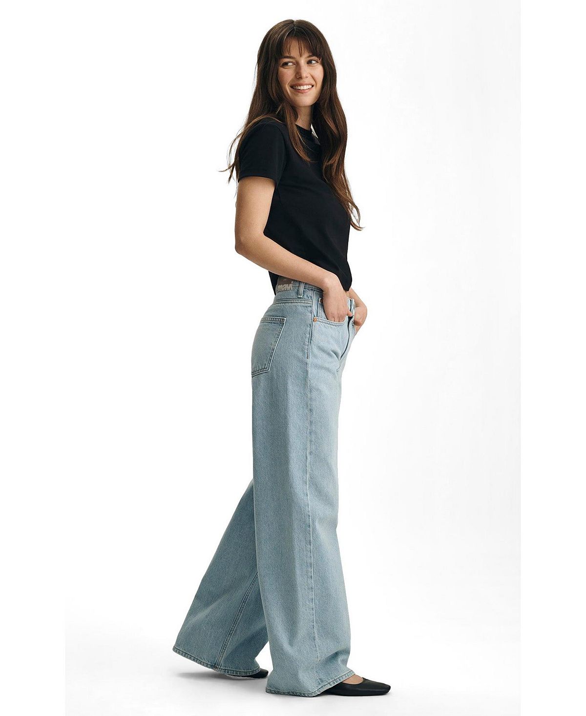 Mavi Jeans Women's Siena High Rise Wide Leg In Light Classic Denim view 2 — MAYCSS fashion products