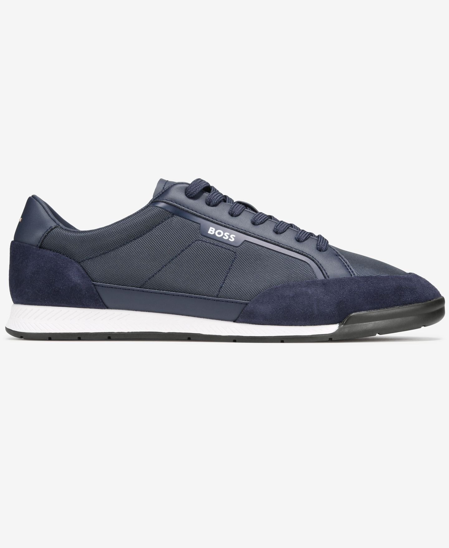 Мужские кроссовки Hugo Boss Nitan Low Top, цвет: Тёмный синий — фото 4