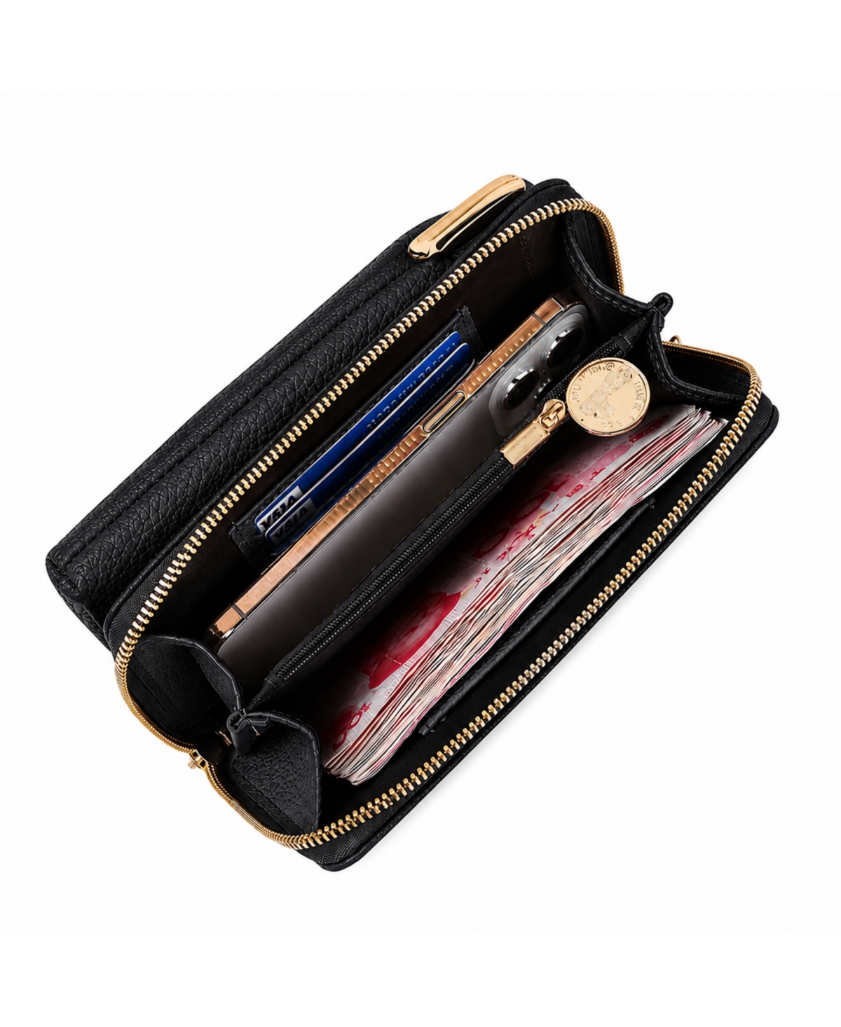 Clarissa Clip Zip Travel Wallet