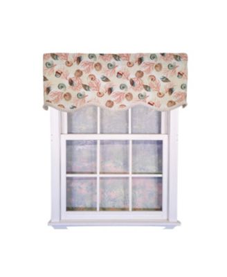 100percentage  Cotton Nautilus Provance With  Lining Rod Pocket Window Valance