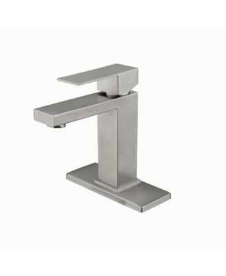 Waterfall Spout Bathroom Faucet,Single Handle Bathroom Vanity Sink Faucet