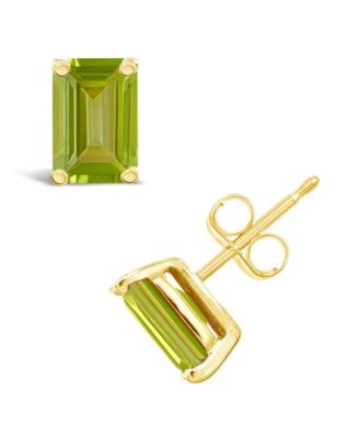 Peridot (1-3/8 ct. t.w.) Stud Earrings in 14K Yellow Gold or 14K White Gold