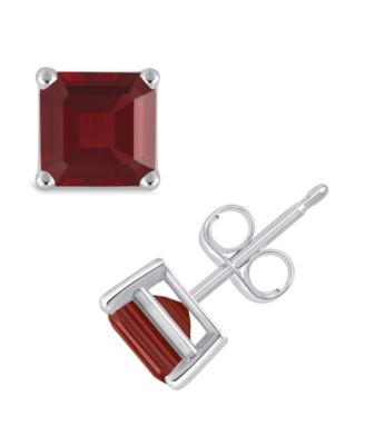 Amethyst (1-9/10 ct. t.w.) Stud Earrings in Sterling Silver (Also Available in Citrine)