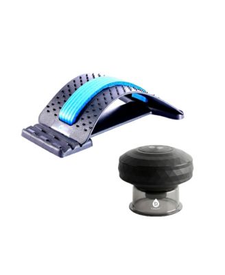 The Ultimate Recovery and Alignment Duo Rechargeable Cupping Therapy Device and Back Stretching Device