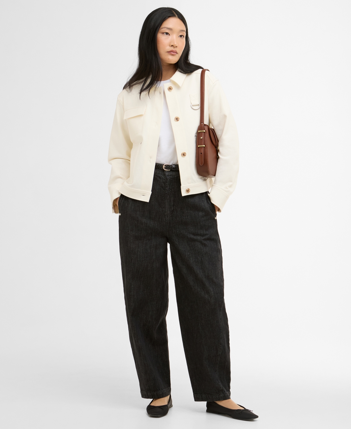 Barbour Women's Kirby Collared Jersey Overshirt