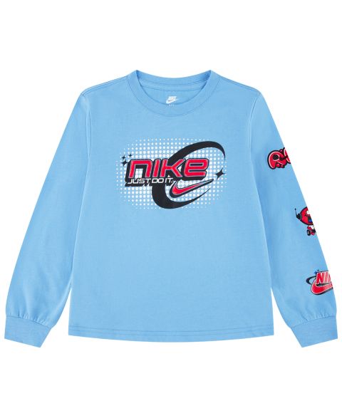 Футболка Nike Y2K Star Long-Sleeve T-Shirt для мальчиков, цвет: Синий