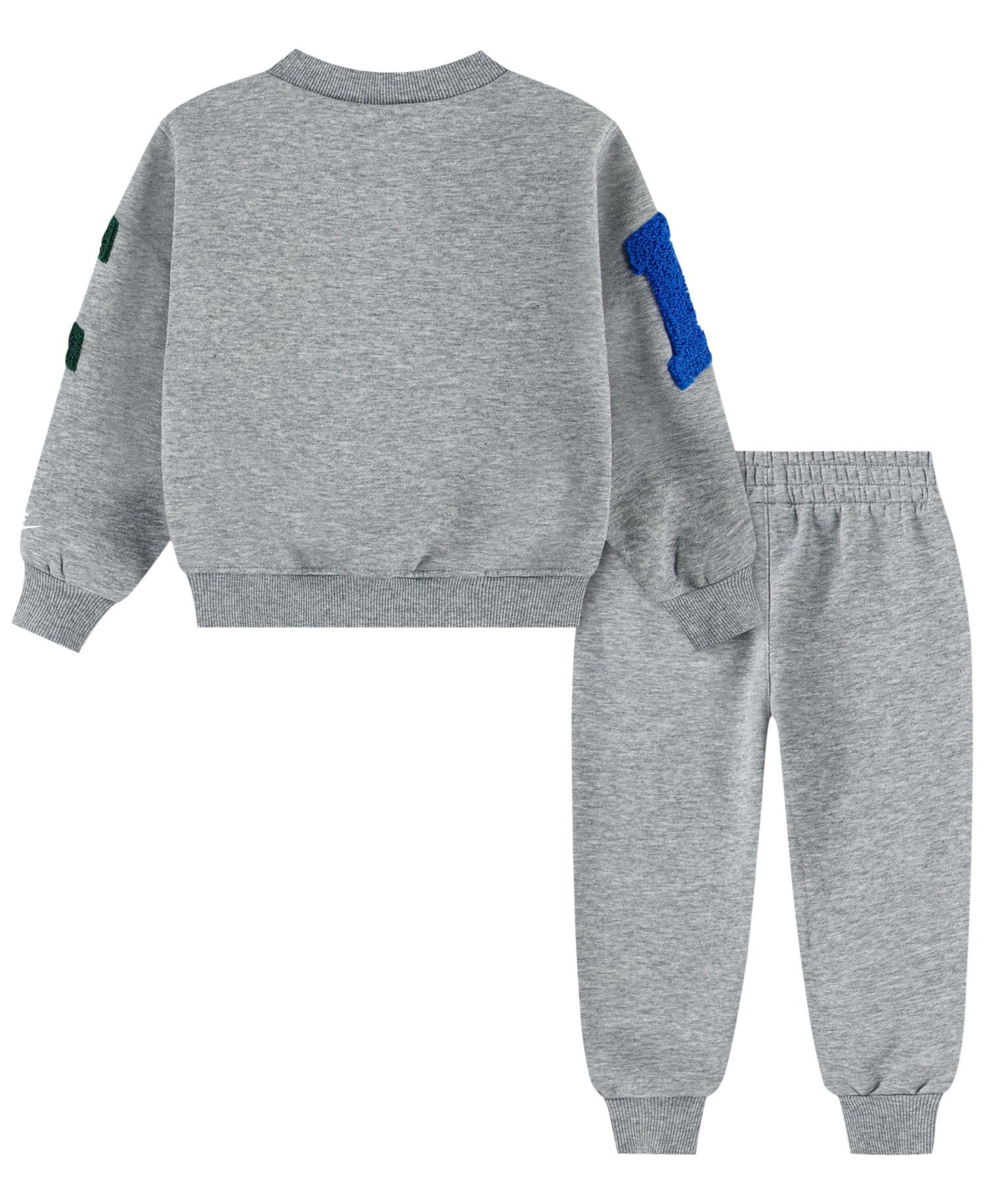 Boys' 2T-7 Fleece Crewneck Sweatshirt and Joggers, 2-Piece Set