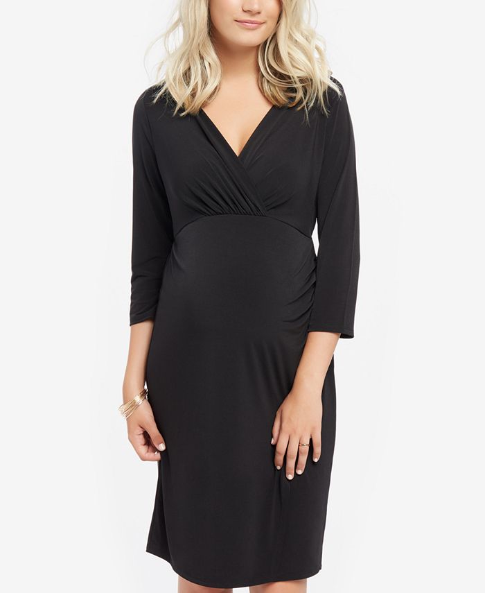 Motherhood Maternity FauxWrap Dress Macy's