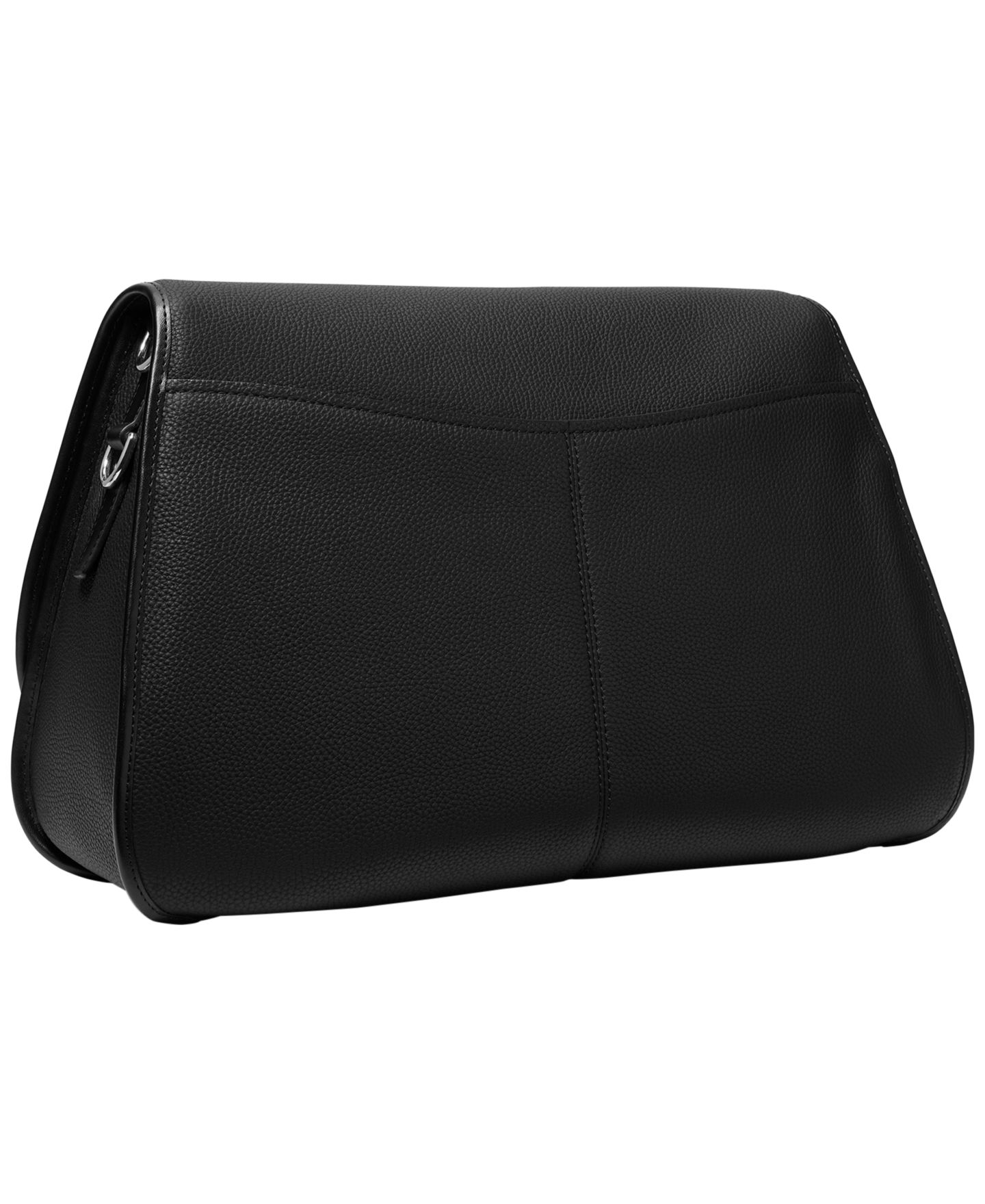 Мужская сумка Michael Kors Holmes Extra-Large Pebbled Leather Convertible Messenger, цвет: Чёрный — фото 2