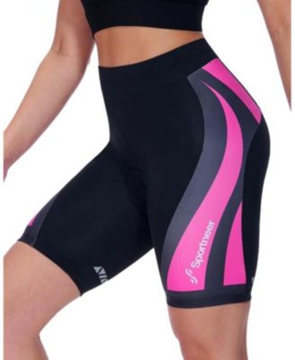 Women Padded Bike Shorts – Large, Bicycle Cycling Shorts for Women’s Biking, 4D Gel Padding for Mountain Bike and Road Bike
